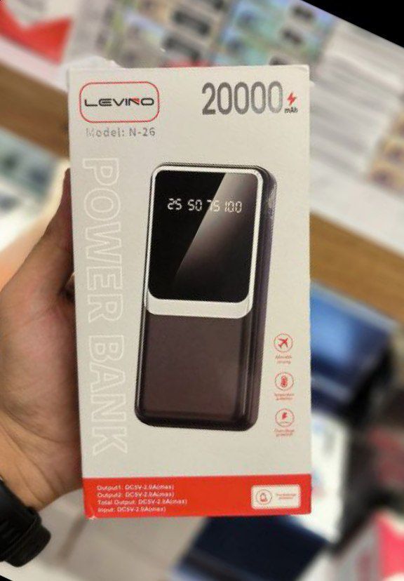 پاوربانک 20 هزار با کابل